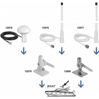 NAVILOCK - antena - nawigacyjna - 28 dBi - kierunkowa - zewnętrzna, wewnętrzna, na statek