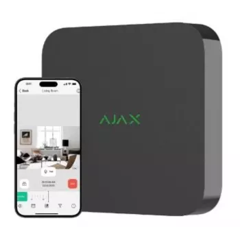 Continental Ajax DC 8 ch Czarny 8-kanałowy rejestrator sieciowy 4K (3840×2160), 25/30kl/s, HDD SATA do 16 TB, 100 Mbit/s, IP20