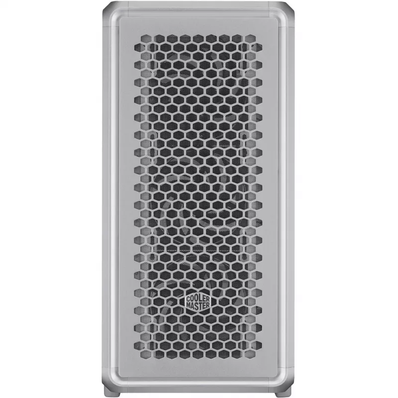 Obudowa PC Cooler Master MasterFrame 600 Midi Tower Srebrna — ATX/Micro-ATX/ITX, hartowane szkło, obsługuje 3x140 mm przednie wentylatory