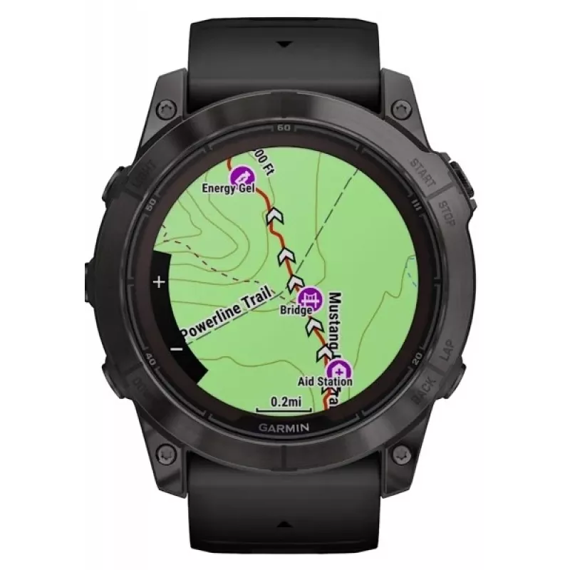 Smartwatch GARMIN fēnix 7X Pro 51 mm, 1,4 cala (3,56 cm) MIP 280×280, Dotyk, Wi‑Fi, GPS, 32 GB, Czarny