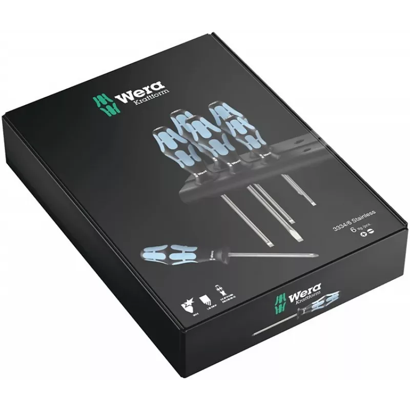Zestaw śrubokrętów Wera 3334/6 Single prosty