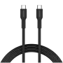 Kabel CANYON OnWire 60CL C-C 60W COLOR Pleciony 1m Czarny