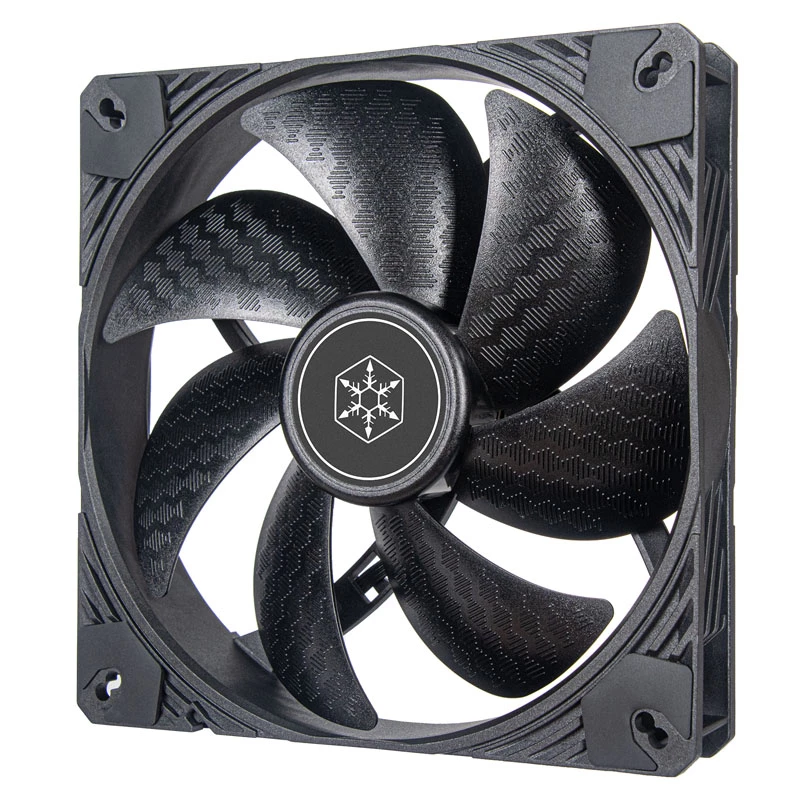 Wentylator chłodzący SILVERSTONE SST-SF140B 140mm czarny osiowy wentylator do obudowy PC