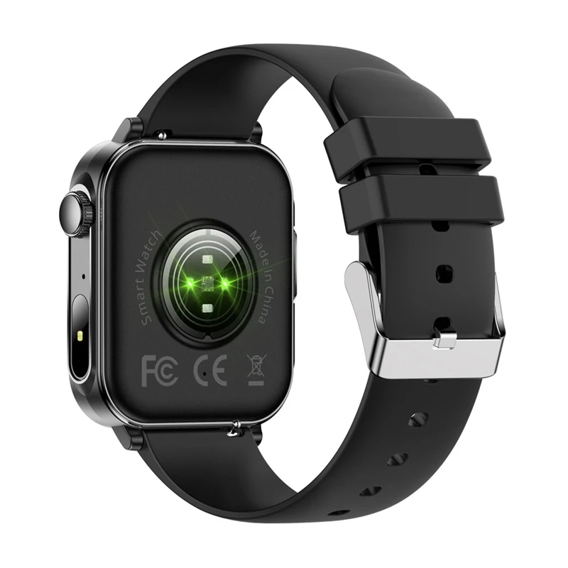 Smartwatch Colmi P80 czarny — noszone na nadgarstku, kolorowy wyświetlacz, monitorowanie zdrowia i aktywności