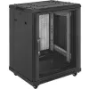 Szafa rack 19 cali QOLTEC 54519 15U — obudowa sieciowa/serwerowa, wysokość 15U, montaż 19 cali