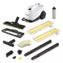Mop parowy Kärcher SC 3 EasyFix Plus — zbiornik na wodę 1 l, 1900 W, para pod ciśnieniem 3,5 bara, biały
