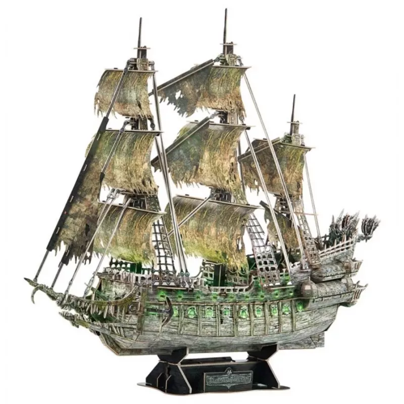 3D LED Puzzle Flying Dutchman model L526H, No name — podświetlany model do złożenia
