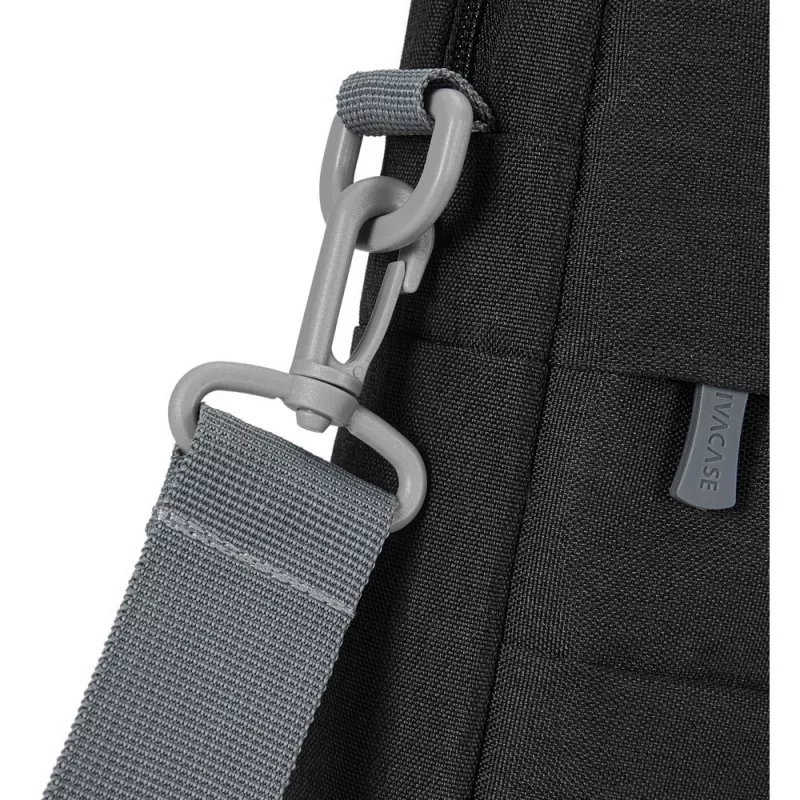 Torba na laptopa Rivacase Prater 14 cali Czarna 7522 — mieści laptopy 14-calowe, smukły ochronny pokrowiec