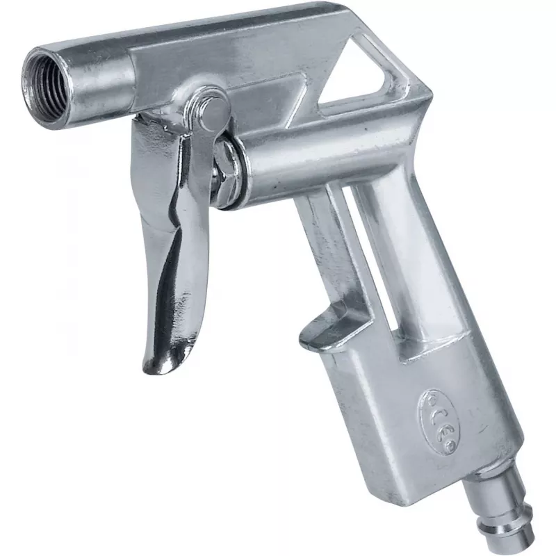 Zestaw sprężonego powietrza Professional, 5-częściowy, pistolet natryskowy srebrny/czerwony
