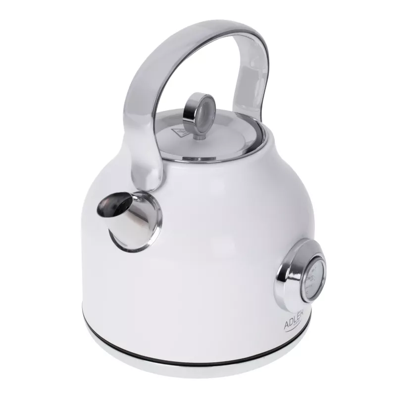 Czajnik elektryczny Adler 1,7 l 2200 W Metallic biały