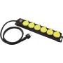 Listwa zasilająca EUROLITE 30240158 — przedłużacz z 6 gniazdami IP44 chroniącymi przed bryzgami, kabel 10 m