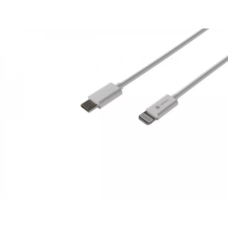 Kabel Lightning (m) -> USB-C (m) 2m MFi Prati Biały Natec NKA-2151