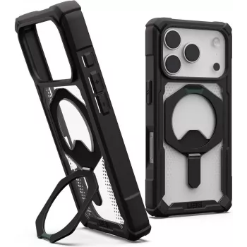 UAG Urban Armor Gear Plasma XTE MagSafe Kickstand Case | Apple iPhone 17 Pro | czarny/przezroczysty | 11452711404G (11452711404G)