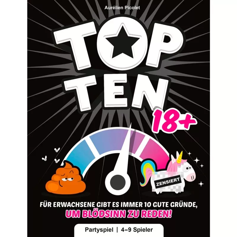 Top Ten 18+, gra towarzyska