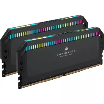 32 GB Corsair DIMM 6200 (2x 16 GB) Dual-Kit (schwarz. CMT32GX5M2X6200C36. Dominator Platinum RGB. INTEL XMP)