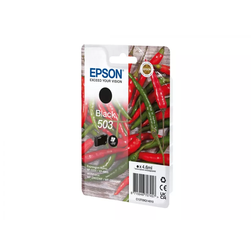 Epson 503 wkład atramentowy 1 szt. Oryginalny Standardowa wydajność Czarny