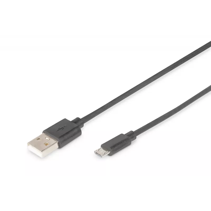 Kabel połączeniowy USB Digitus USB 2.0 A Micro B 1m