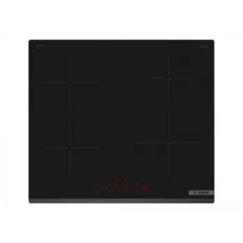 Bosch | Płyta indukcyjna | PIE63KHC1Z | Indukcyjna | Liczba pól grzewczych 4 | Dotykowy | Timer | Czarny