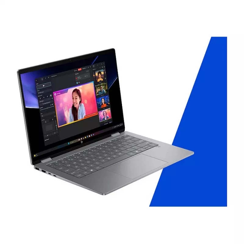 HP OmniBook X Flip Next Gen AI Laptop 14-fm0056ng - Konstrukcja typu Flip - Intel Core Ultra 5 226V / 2,1 GHz - Windows 11 Home - Arc Graphics 130V - 16 GB RAM - 512 GB SSD NVMe - 35,6 cm (14 inch)