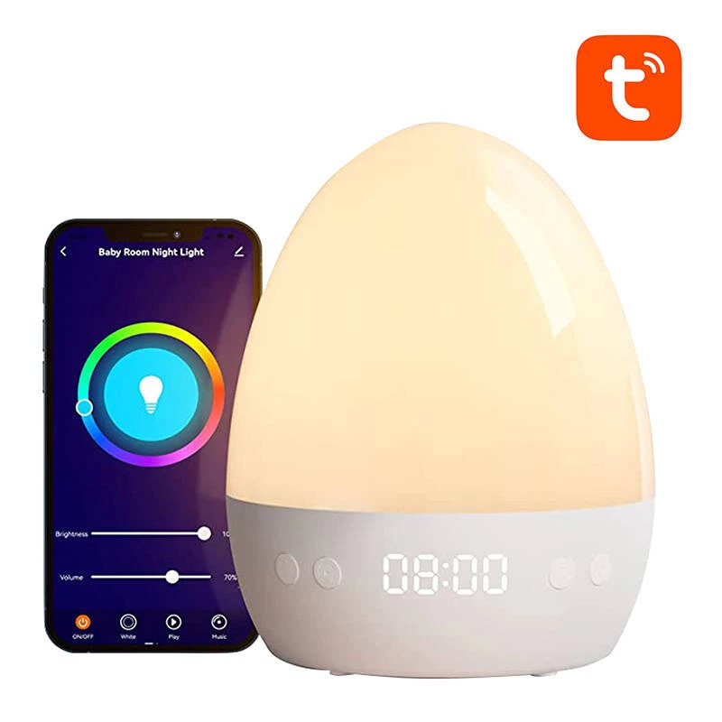 Stołowa/Wtyczkowa lampka nocna Gosund LB2S Wi‑Fi RGBW 16 milionów kolorów Inteligentna