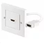 Microconnect HDMWALL1 gniazdo HDMI białe