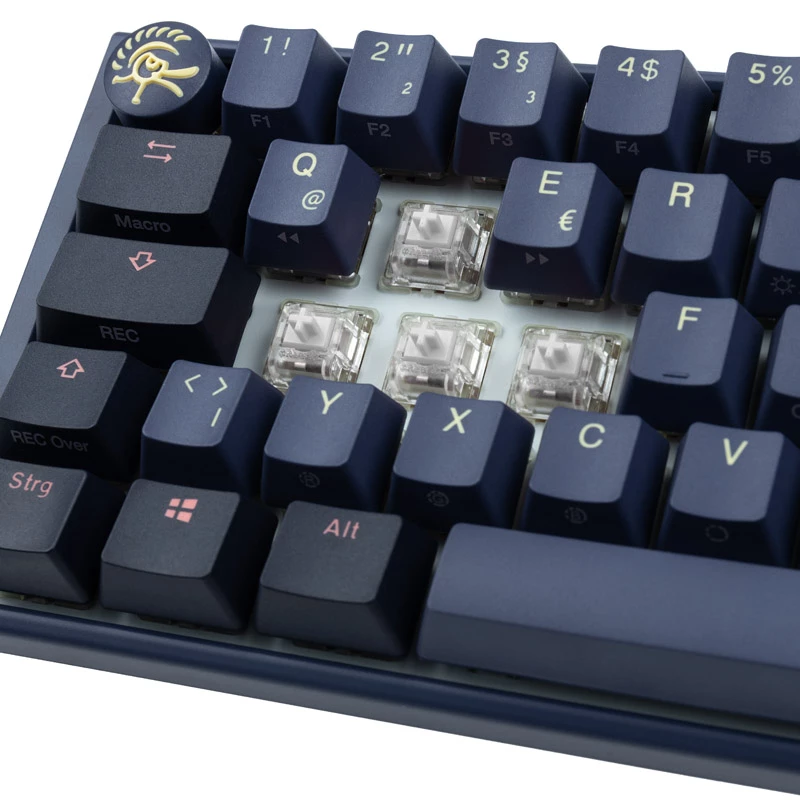 Klawiatura gamingowa Ducky One 3 Cosmic Niebieski Mini, RGB LED - MX-Ergo-Clear