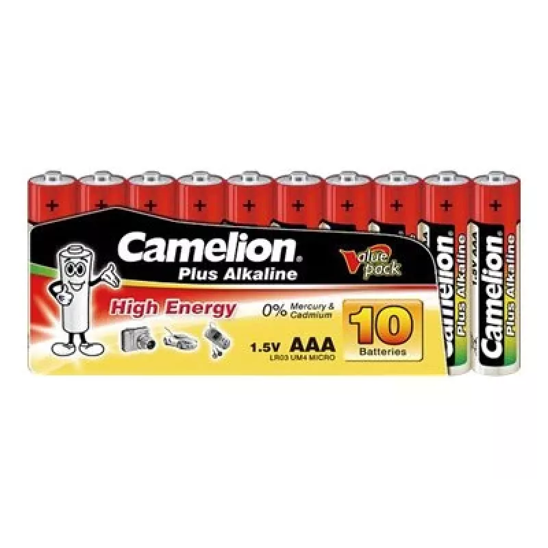 Baterie alkaliczne AAA CAMELION LR03 1170 mAh — opakowanie 200 szt.