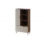 Regał Cama Meble ALMERA Cama 4, orzech/kaszmir, 90×42×165 cm