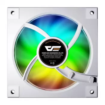 Wentylator chłodzący Darkflash DM20 biały 120 mm 3-pin do obudowy PC i chłodzenia CPU