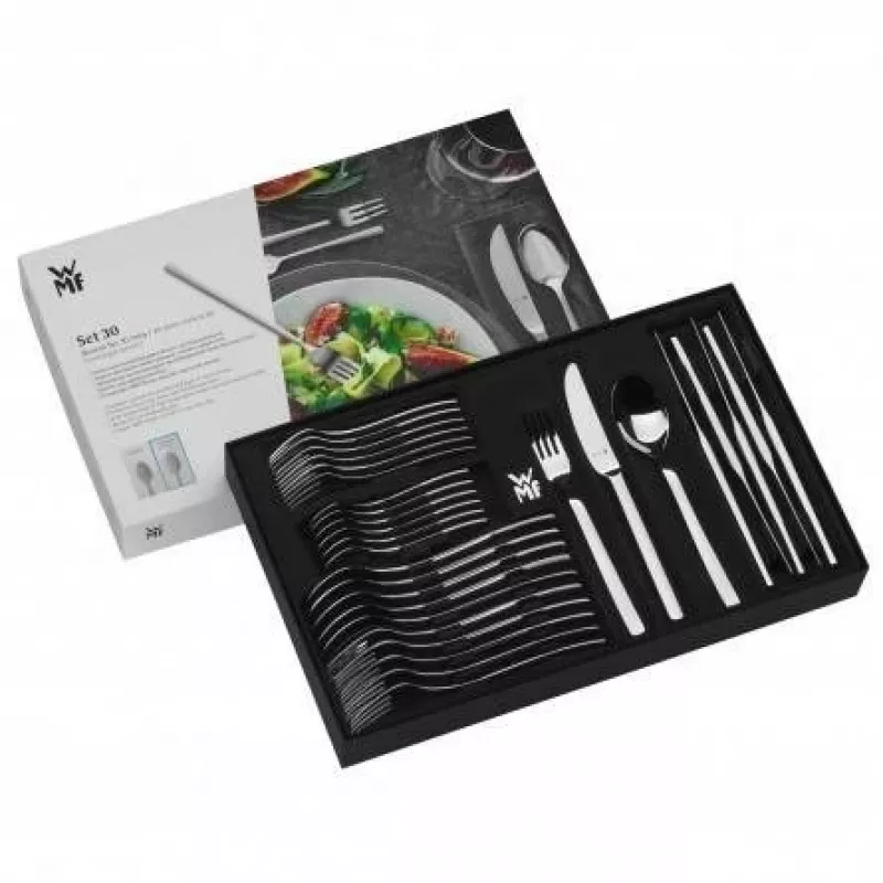 WMF Vision 1271916330 komplet sztućców 30 szt. Stal nierdzewna