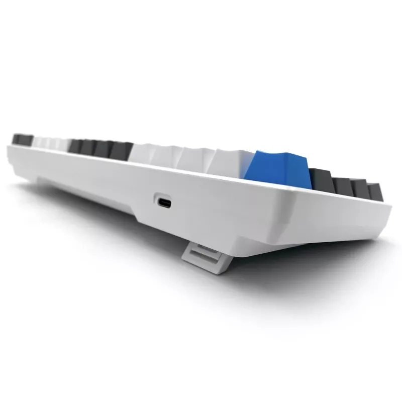 Klawiatura mechaniczna MEDIA-TECH MT1259 czerwony Core MX60, format 60%, przełączniki CHERRY MX czerwony, podświetlenie RGB, USB, wysokoprofilowe klawisze