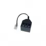 Helos - Telefonadapter - RJ-11 (M) na TAE-NFN (W) - 10 cm - Czarny