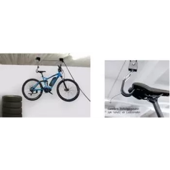 Podnośnik rowerowy FISCHER PROFIPLUS — udźwig 57 kg, czarny