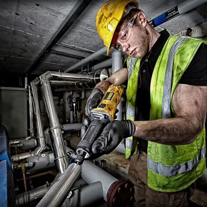 DeWALT DWE4884-QS szlifierka trzpieniowa/prosta Szlifierka prosta 25000 RPM Żółty 450 W