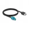Kabel HSD Z żeński na USB 2.0 Typ-A żeński 1 m DeLOCK 90502