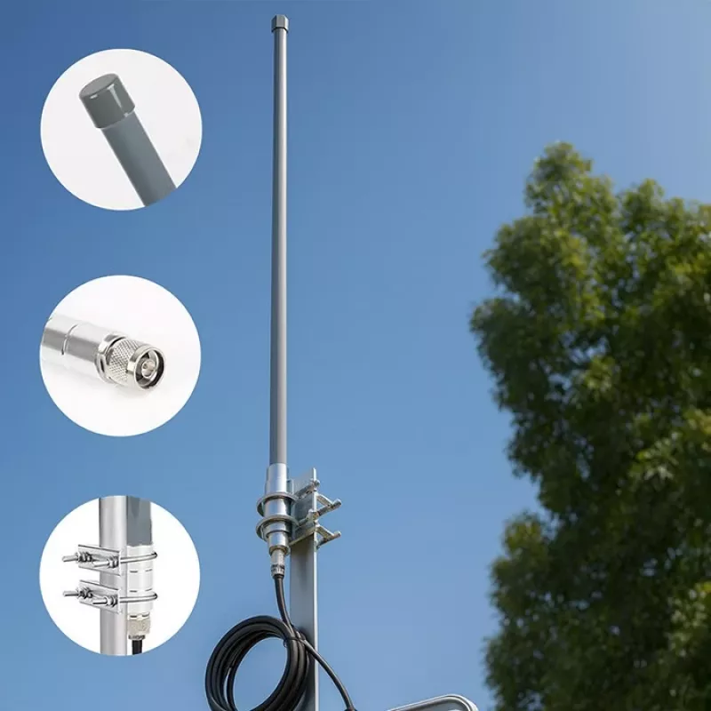 Antena zewnętrzna LoRa QOLTEC 12 dBi 868 MHz, kabel 1,5 m