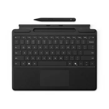 Klawiatura i pióro Surface cienki Pen w zestawie Microsoft Surface Pro — układ QWERTY, port Microsoft Cover, czarny, kompatybilny z Surface Pro 11/10/9/8