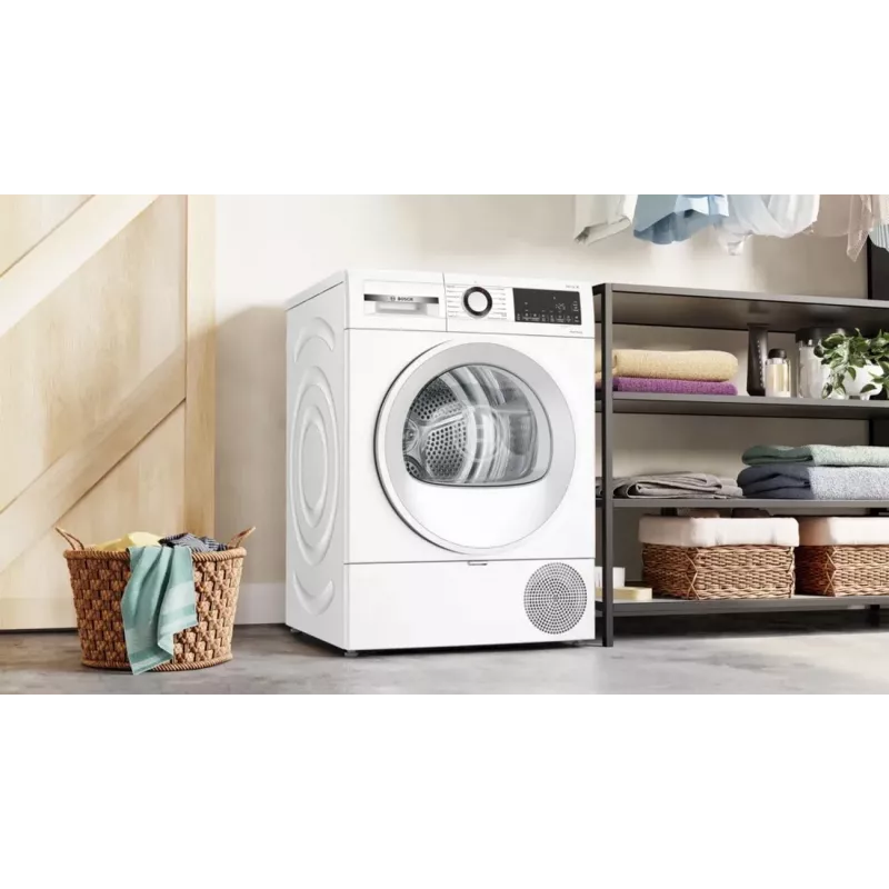 Bosch WQG2320LSN Suszarka kondensacyjna z pompą ciepła 8 kg Biała