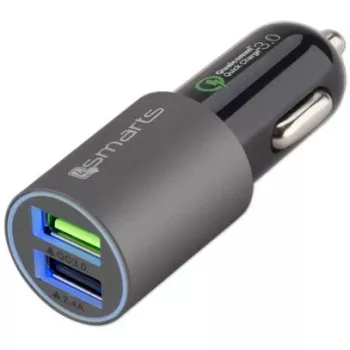 Ładowarka samochodowa 4smarts 464458 Czarno-Szara Auto