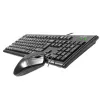 A4Tech KM-72620D - Zestaw klawiatury i myszy - USB - US - Czarny