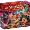 LEGO NINJAGO zestaw 71827 Mech bojowy Zane'a, 92 elementy, 2 minifigurki, wysokość 100 mm, wiek 6+