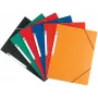 ELBA Boston Corner Elastic Folder, A4, Assorted, Card 0.5mm, z zakładką do etykietowania - 10 sztuk (120515.20)