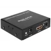 HDMI Stereo / 5.1 Channel Audio Extractor 4K, Adapter czarny