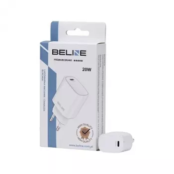 Ładowarka Beline Beli2161 20W PD 3.0 biała szybka ładowarka USB-C