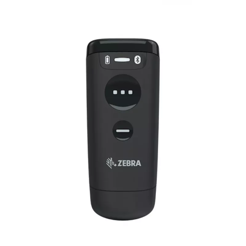 Ręczny czytnik kodów kreskowych Zebra CS60 1D/2D LED bezprzewodowy IP65 czarny, Bluetooth/USB, zasięg 100 m, 83 g