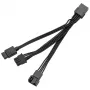 Rozdzielacz kablowy dla sygnałów PWM wentylatora i D-RGB, ek water blocks EK-Loop OmniLink 10cm
