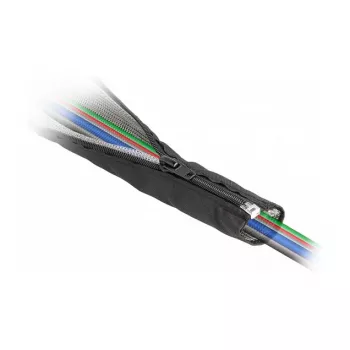 Oplot pleciony ekranujący EMI DeLOCK 20849 1 m x 50 mm czarny