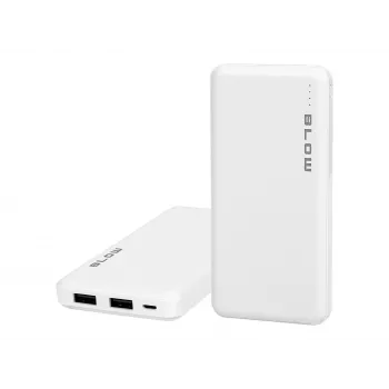 Przenośna ładowarka power bank BLOW PB10A 10000mAh (37Wh), 2 wyjścia USB-A, 22,5W łącznie, wejście Micro-USB, bateria polimerowa