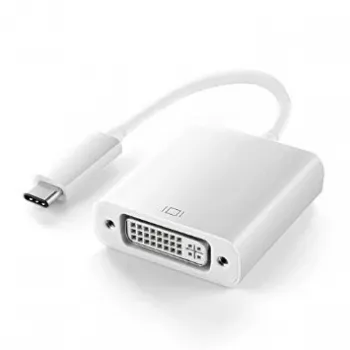 Adapter USB-C do DVI extra digital DV00DV4063 z kablem 15 cm, wyjście wideo dla urządzeń USB-C