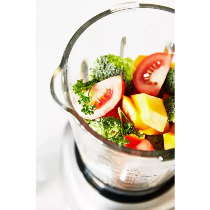 Blender stołowy Tefal BL985A31 — 1300 W, szklany dzbanek 1,75 L + dzbanek Tritan 2 L, 6-skrzydłowe ostrza ze stali nierdzewnej Trip'Ax, blendowanie próżniowe